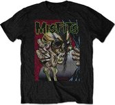 Misfits Heren Tshirt -2XL- Pushead Zwart