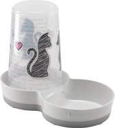 Kattenvoerbak Cats in Love - 51827 - 26.5 x 26.5 x 6 cm