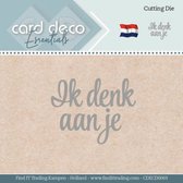 Card Deco Essentials - Dies - Ik denk aan je