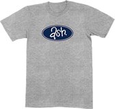 Ash Heren Tshirt -M- Retro Logo Grijs