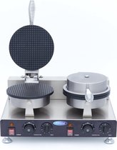 Bol.com Maxima Wafelijzer 2 Stuks IJshoorn aanbieding