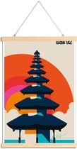 JUNIQE - Posterhanger Bali 92 -30x45 /Kleurrijk