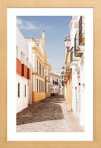 JUNIQE - Poster met houten lijst Cadiz -13x18 /Ivoor