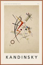 JUNIQE - Poster met kunststof lijst Kandinsky - Annual Gift for the