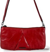 Claudio Ferrici Pelle Vechia Clutch 22059 Red