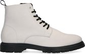 Sacha - Heren - Off white leren veterboots - Maat 41