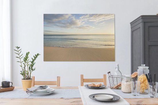 Peintures sur Toile Plage - Water - Nuages - 120x80 cm - Décoration murale