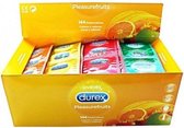 DUREX PleasureFruits - Condooms - 144 stuks - Smaken (elk36st) : Aardbei, Banaan, Sinaasappel en Appel
