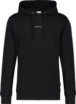 Purewhite - Heren Regular Fit Essential Hoodie - Zwart - Maat XS