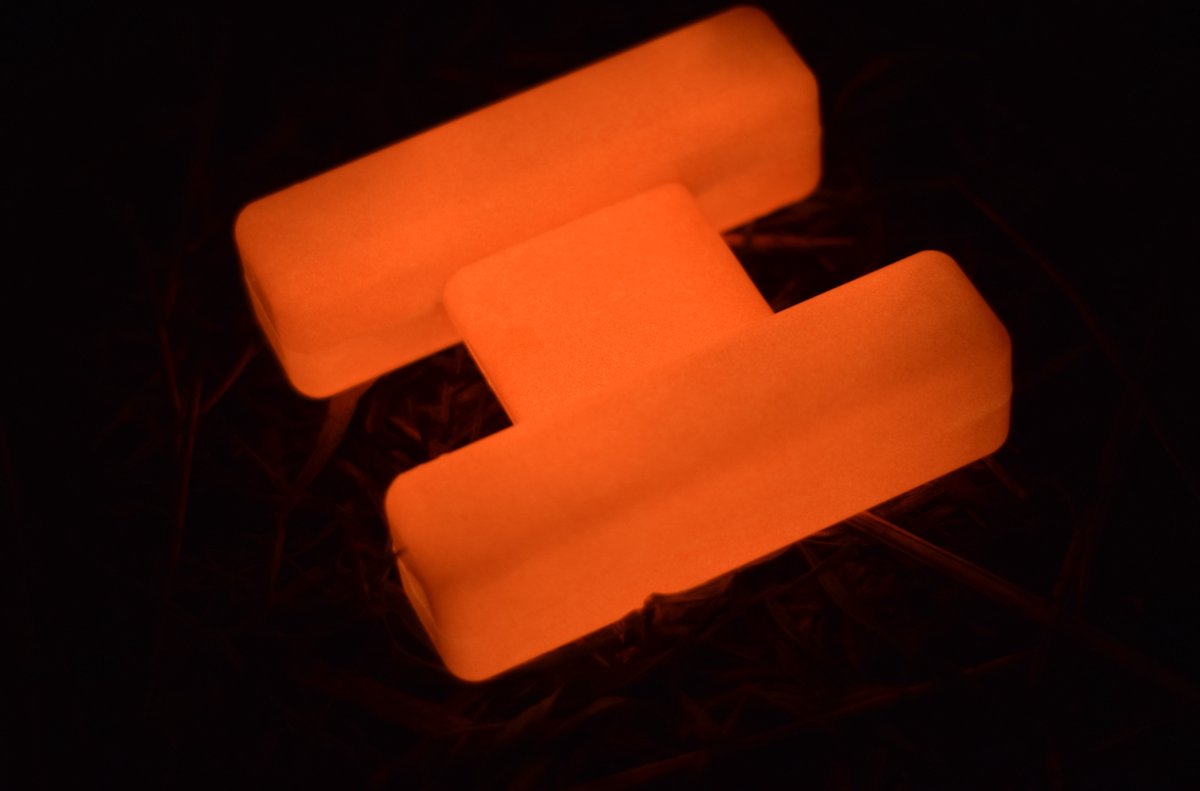Pro Line Glow In The Dark H Marker - Flame Red - Maat L - Rood
