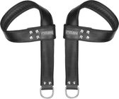 Suspension Cuffs Saddle Leather Hands & Feet - Black