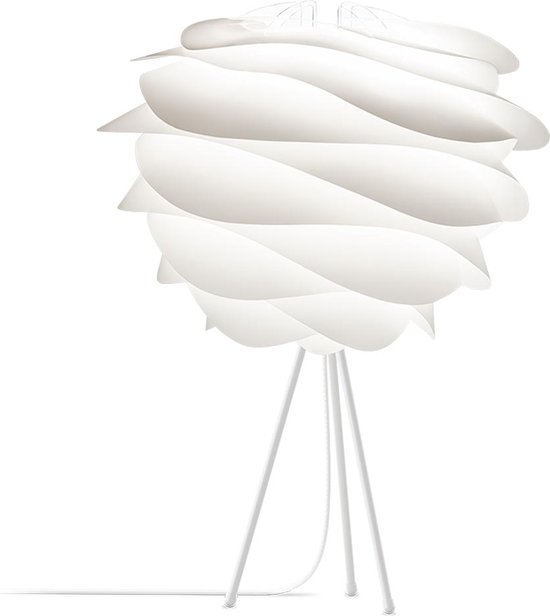 Lampe de table Umage Carmina - Medium Ø 48 cm - Wit + Trépied blanc