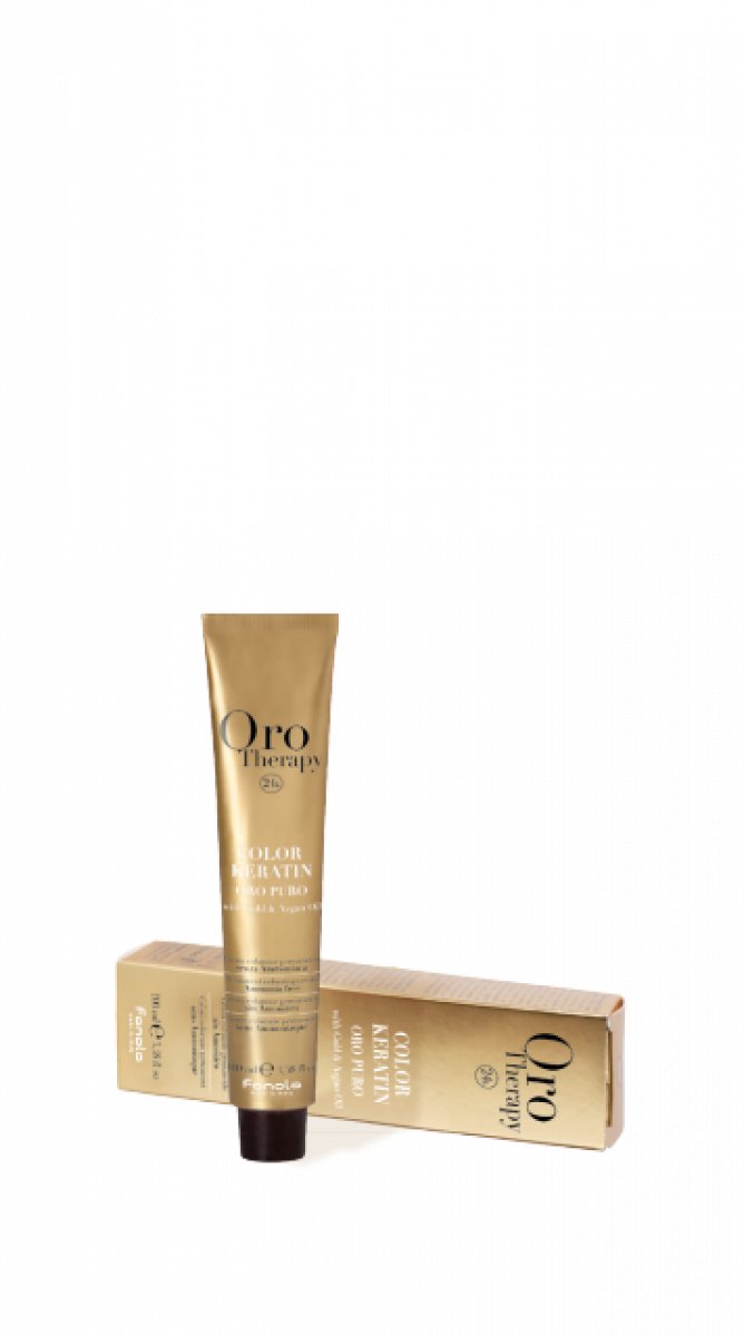 Fanola Haarverf Orotherapy Color Keratin Permanent Colouring Cream 5.2 Light Chestnut Violet