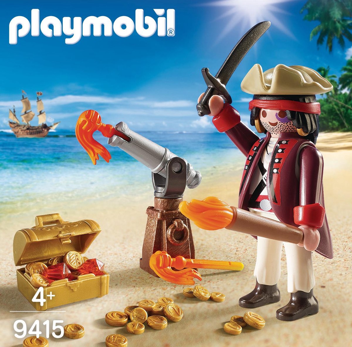 PLAYMOBIL Piraat met vuurwapens - 9415