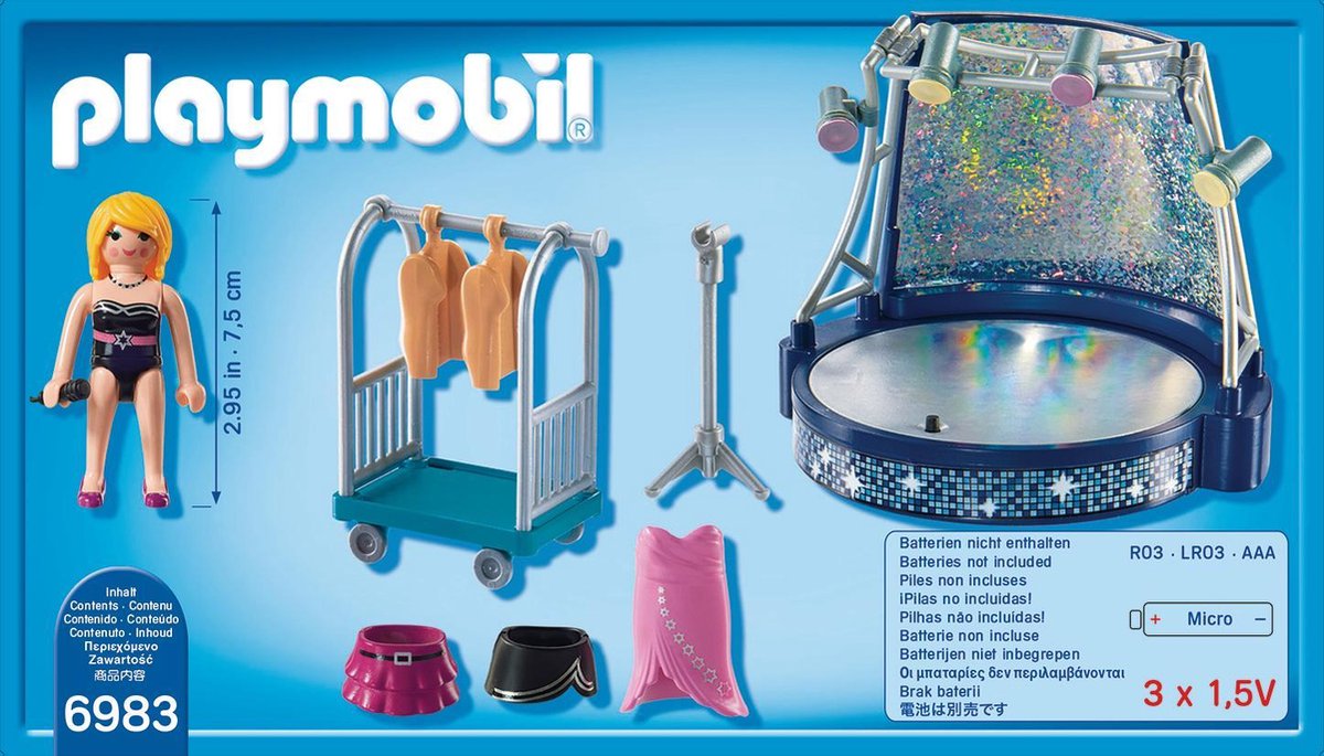 PLAYMOBIL Podium met artieste - 6983 — afbeelding 8