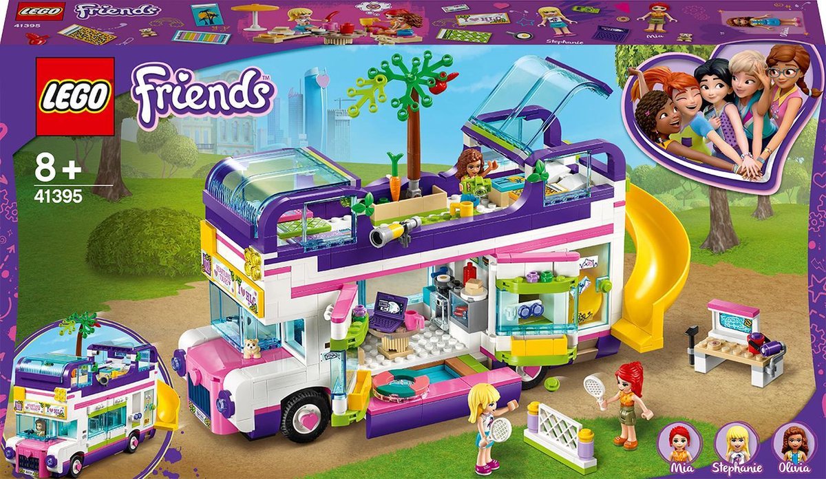 LEGO Friends Vriendschapsbus - 41395 | bol.com
