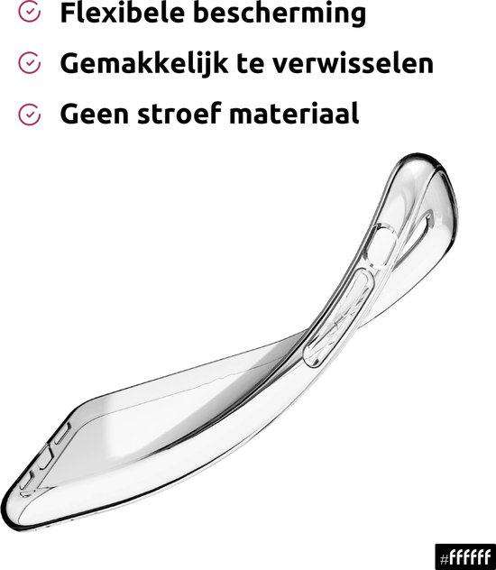 6F hoesje - geschikt voor iPhone 12 - Transparant TPU Case - #LGBT - Ha! Gaaay #ffffff