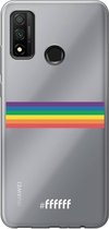 6F hoesje - geschikt voor Huawei P Smart (2020) -  Transparant TPU Case - #LGBT - Horizontal #ffffff