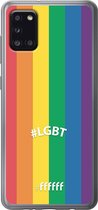 6F hoesje - geschikt voor Samsung Galaxy A31 -  Transparant TPU Case - #LGBT - #LGBT #ffffff