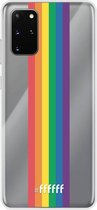 6F hoesje - geschikt voor Samsung Galaxy S20+ -  Transparant TPU Case - #LGBT - Vertical #ffffff