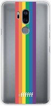 6F hoesje - geschikt voor LG G7 ThinQ -  Transparant TPU Case - #LGBT - Vertical #ffffff