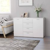 Medina Dressoir 120x35,5x75 cm spaanplaat wit