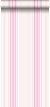 ESTAhome behang strepen licht roze en beige - 138806 - 53 cm x 10.05 m