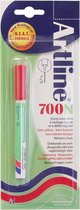 ARTLINE 700 NEAT - Permanent Marker - 1 stuk op blister - 0,7mm Lijndikte - Rood