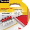 Scotch® dubbelzijdige tape universeel, 42010750, Lichtbruin, 50 mm x 7 m, 1 rol