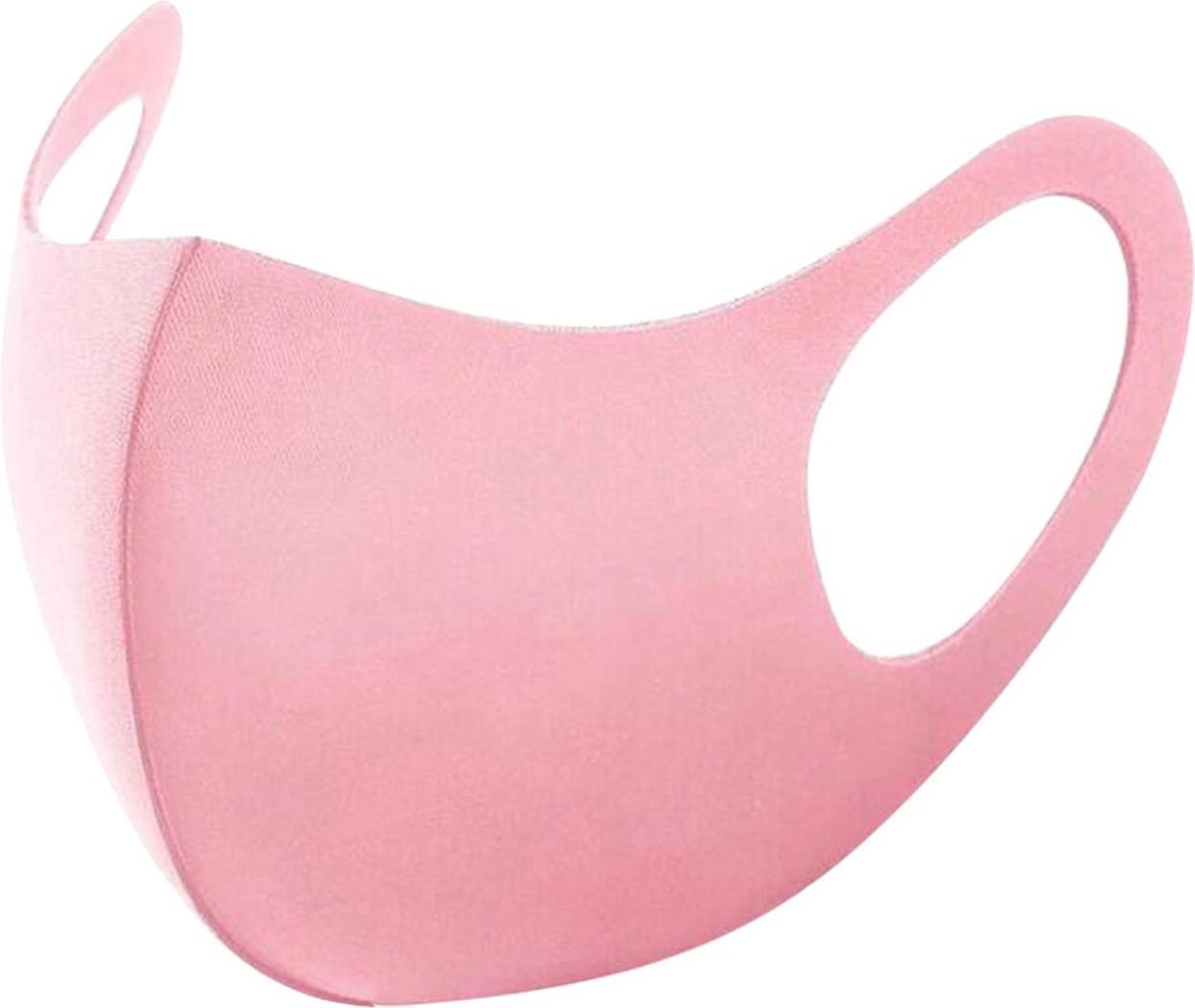 Wasbaar Mondkapje Roze Wasbaar Mondmasker Elastisch Mondkapjes