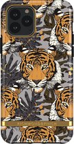 Richmond & Finch Tropical Tiger stevig kunststof hoesje voor iPhone 11 Pro - grijs met oranje