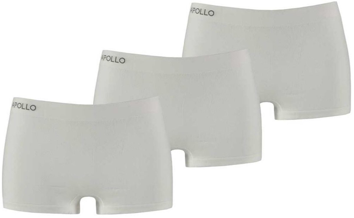 Comfort Essentials - Naadloos Ondergoed Dames - Dames Hipsters - 3 pack - Wit - S - Dames Ondergoed Boxershort
