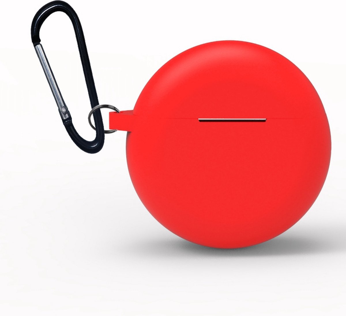 By Qubix - Huawei FreeBuds 3 siliconen hoesje - storage series - Met bevestigingsclip - rood