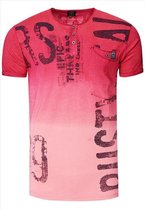 T-shirt - heren - Rusty Neal - Bordeaux - 15272