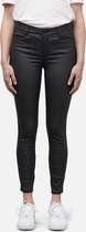 Silvercreek  Celsi Ankle Super Skinny Jeans  Vrouwen Denim Coated Black