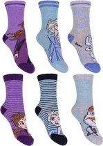 Disney Frozen II sokken - 6 paar - maat 27/30