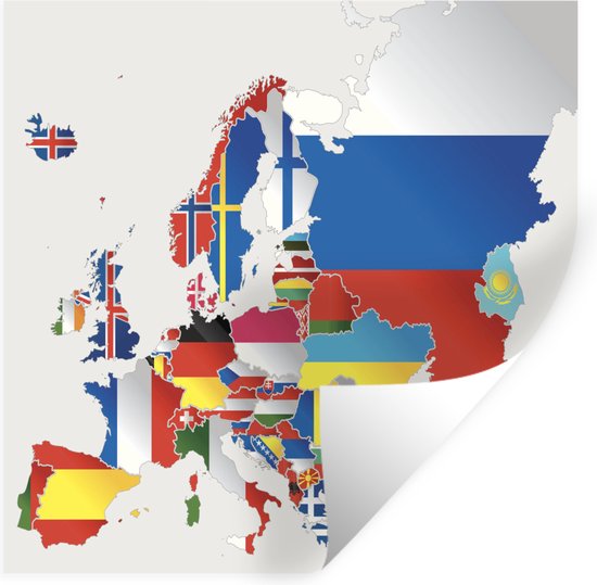 SAFE Stickervel met vlaggen van 192 landen van de wereld
