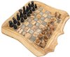 Afbeelding van het spelletje Houten schaakbord handgemaakt, schaakbord olijfhout