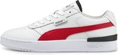 PUMA Clasico Unisex Sneakers - Puma White-High Risk Red-Puma Black - Maat 40