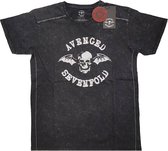 Avenged Sevenfold Heren Tshirt -2XL- Logo Zwart