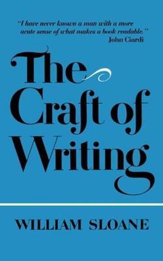 The Craft of Writing - cover