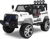 Jeep Monster - Elektrische Kinderauto - Accu Auto - Sterke Accu - Afstandbediening - Wit