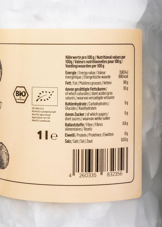 KoRo - Bio kokosolie 1 L van Koro — afbeelding 5