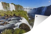Tuinposter - Tuindoek - Tuinposters buiten - De waterval van Iguaçu in Brazilië - 120x80 cm - Tuin