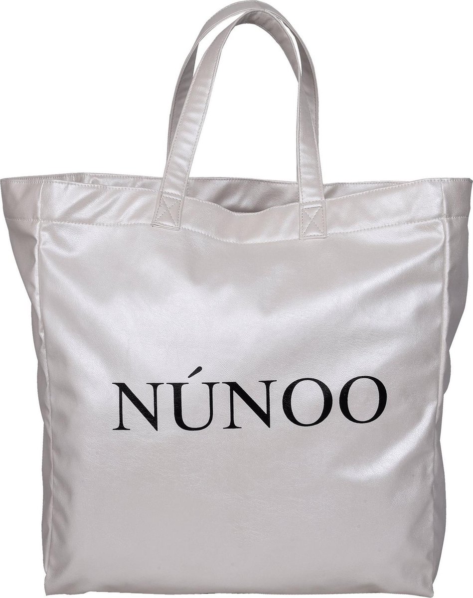 Núnoo Veggie Tote Dames Shopper - Wit