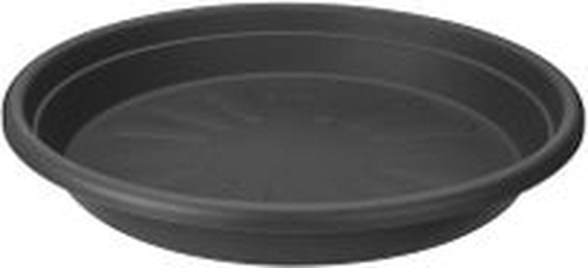 Elho Universele Schotel Rond 15 Schotel voor Binnen & buiten accessoires Ø 15.0 x H 2.4 cm Antraciet
