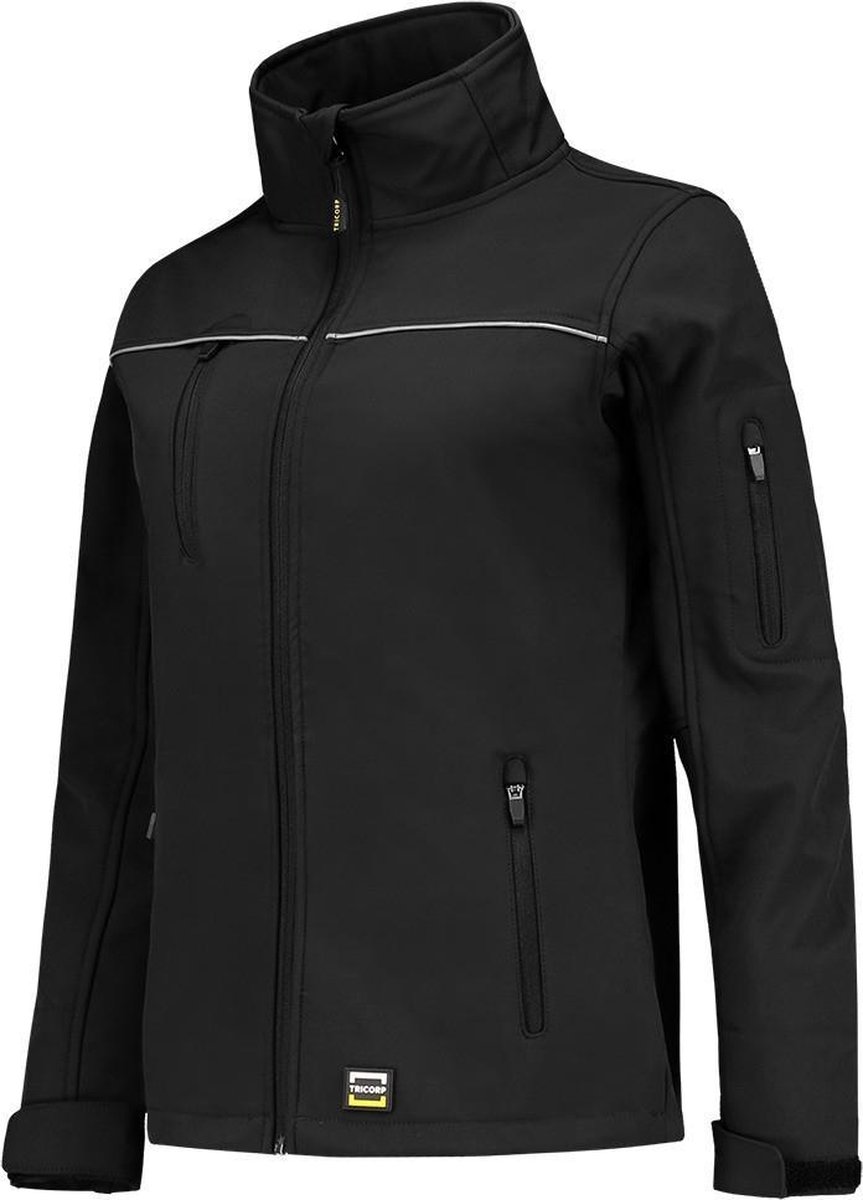 Tricorp 402009 Softshell Luxe Dames Vrouwen Zwart