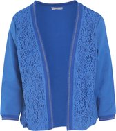 Cassis - Female - Jasje in tricot en kant  - Bic blauw