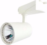 LED Railspot 30W 80 ° Eenfasig WIT - Wit licht