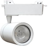 LED Railspot 30W 80 ° COB Eenfasig WIT - Warm wit licht